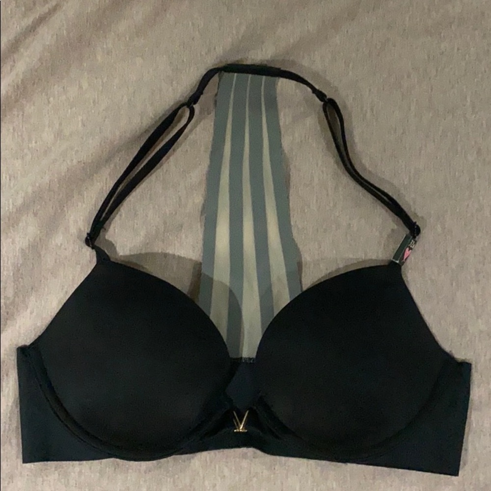 Victoria’s Secret push up racerback bra 32B black